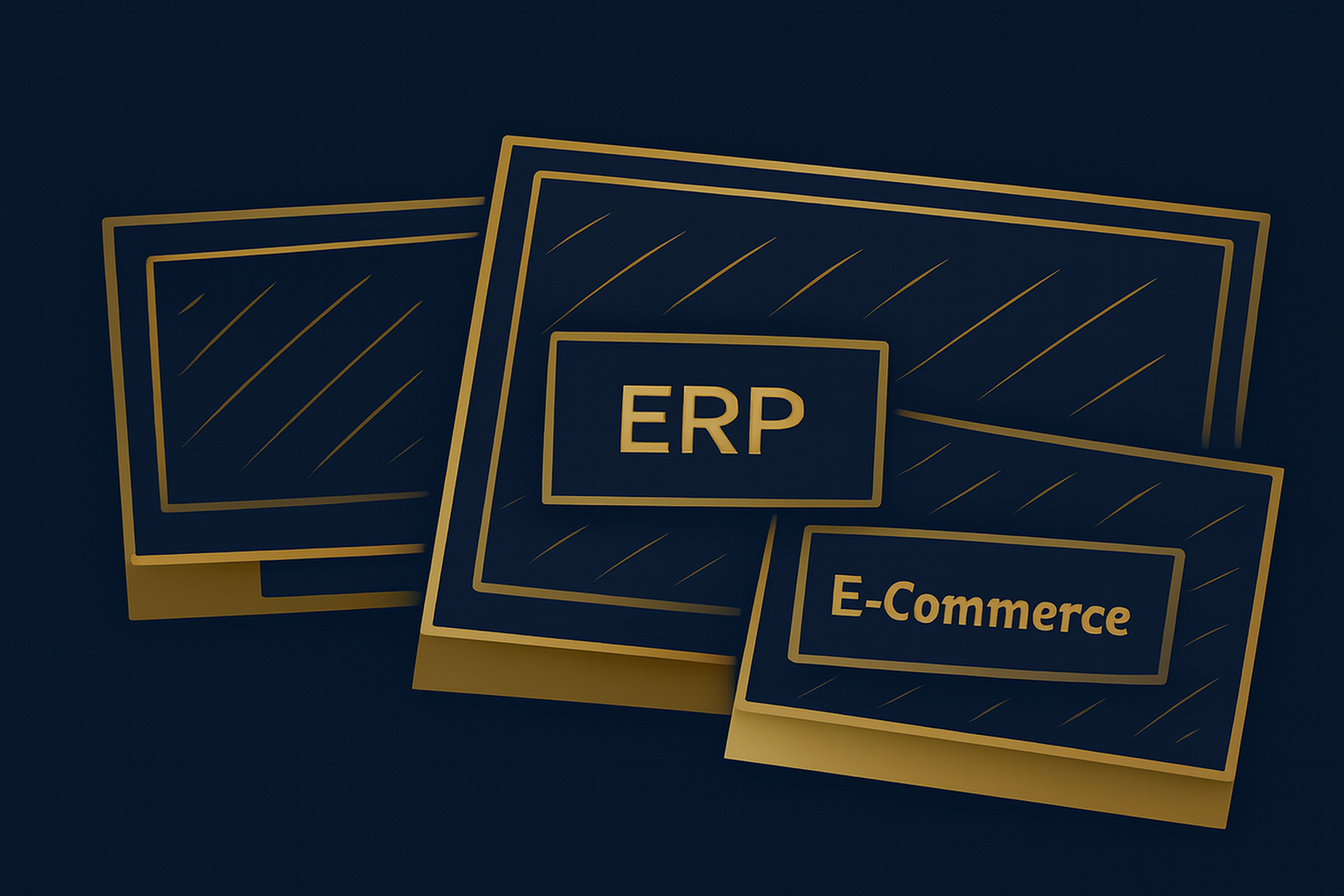ERP and E-Commerce Screens